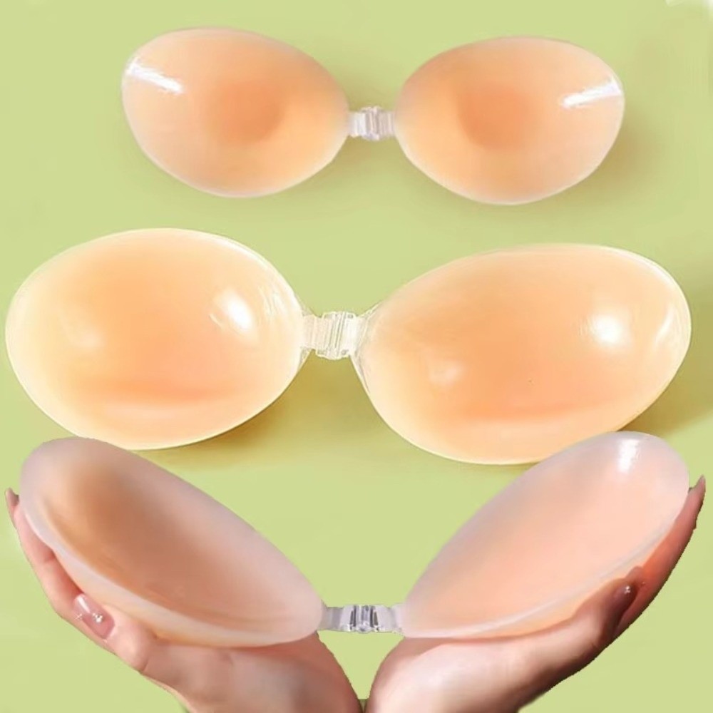 Backless Bra Sticky - Silicone Invisible Breast Patch Self-Adhesive Front