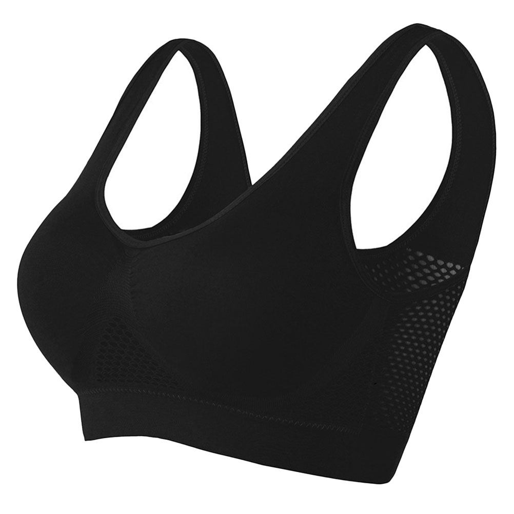 Wirefree Bra Comfort - Women Wirefree Sports Bra Breathable Slim