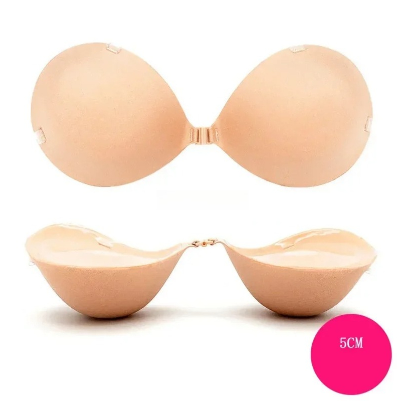 Underwire Bra Padded - 5cm/6cm Silicone Push Up Bra for