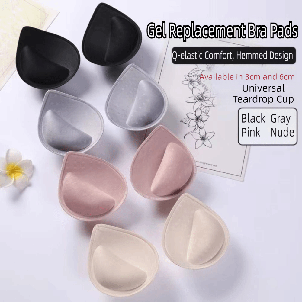 New 3/6cm Extra Thick Bra Pads - Push Up Bra Silicone ulasan dan harga