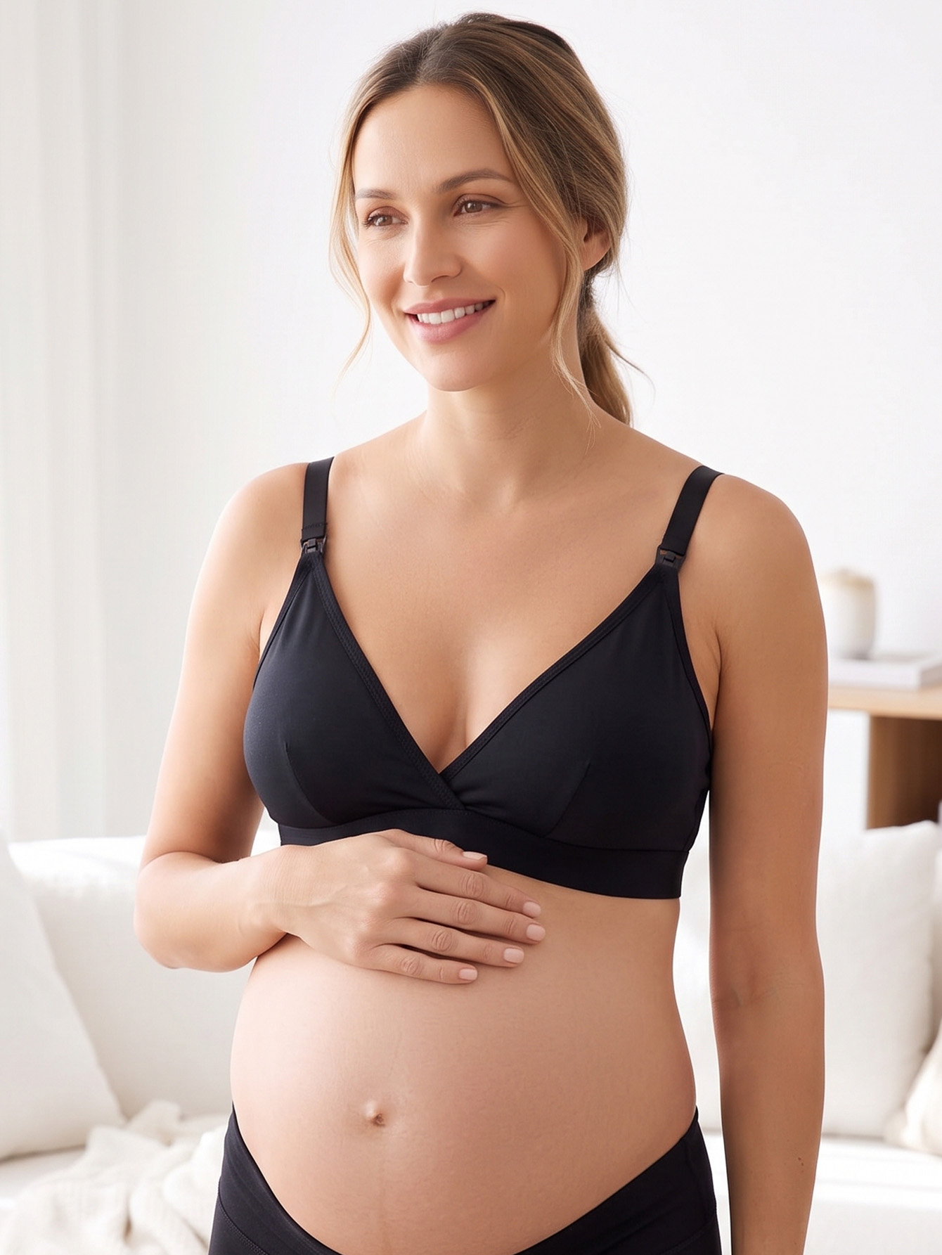 Women'S V-Neck Nursing Bra, Wi - Nursing Bra Clip ulasan dan harga