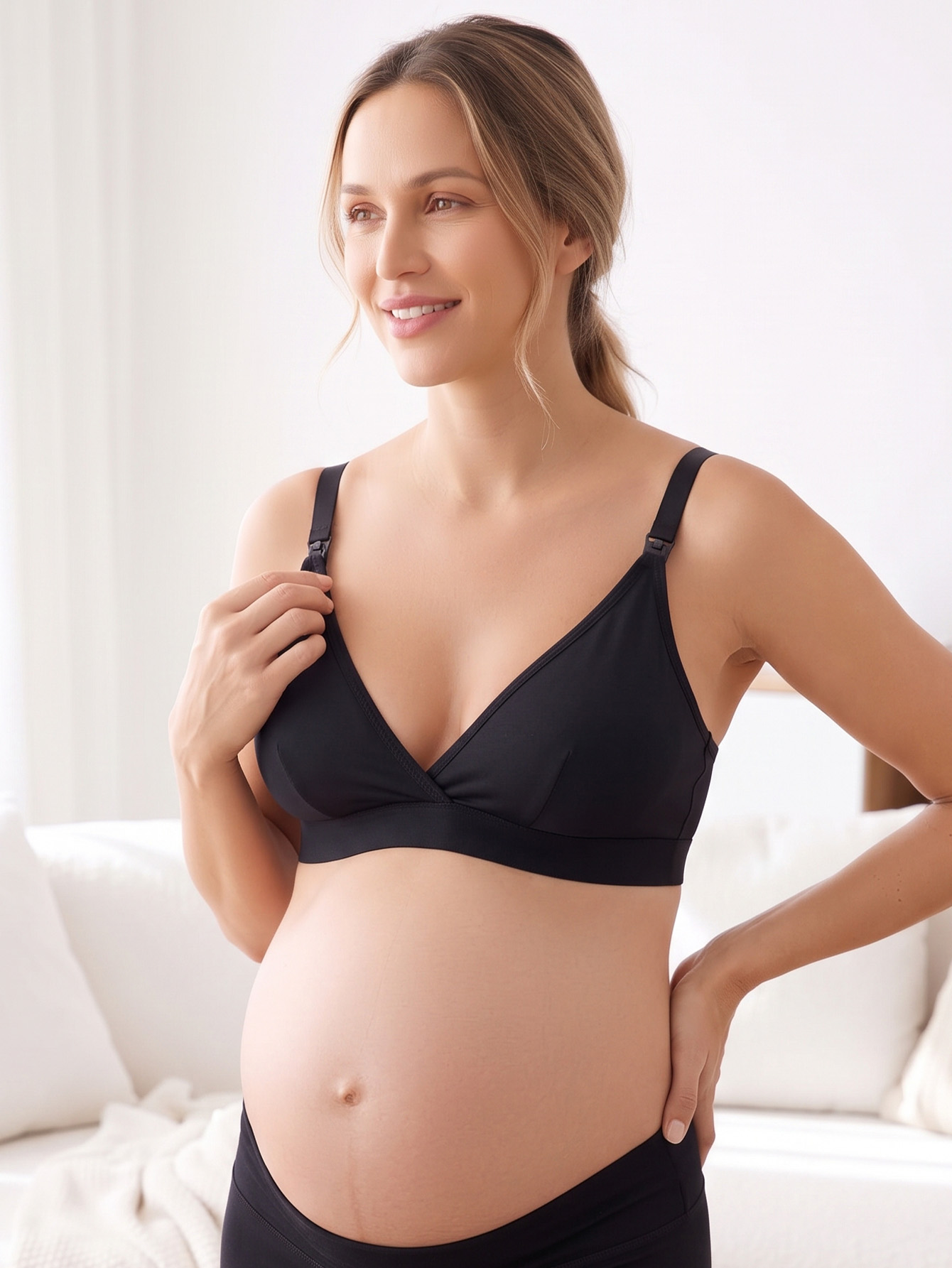Women'S V-Neck Nursing Bra, Wi - Nursing Bra Clip ulasan dan harga