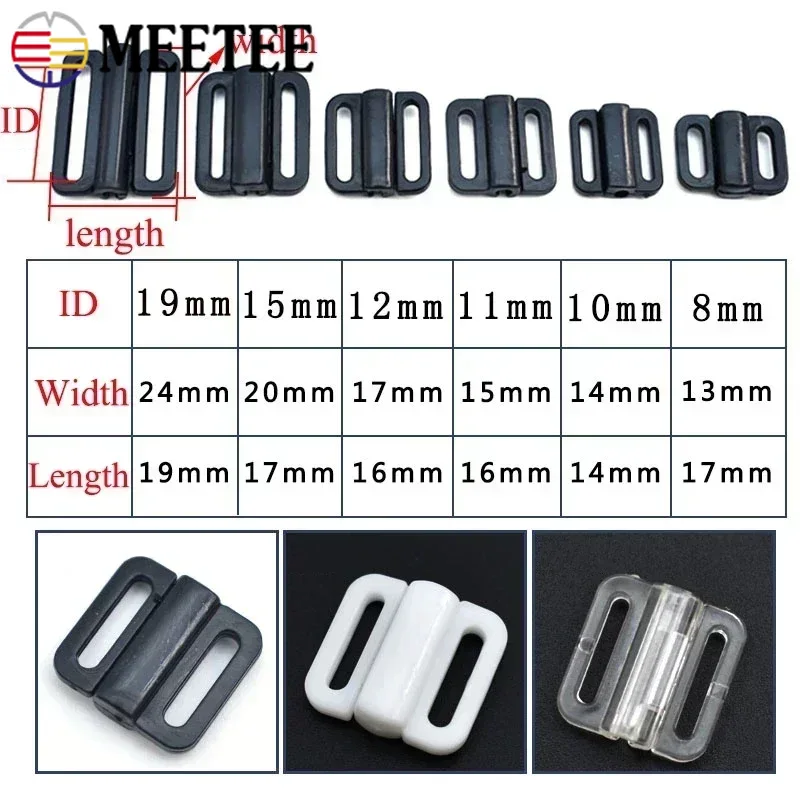 50Sets Meetee 8-25mm Plastic B - Nursing Bra Clip ulasan dan harga