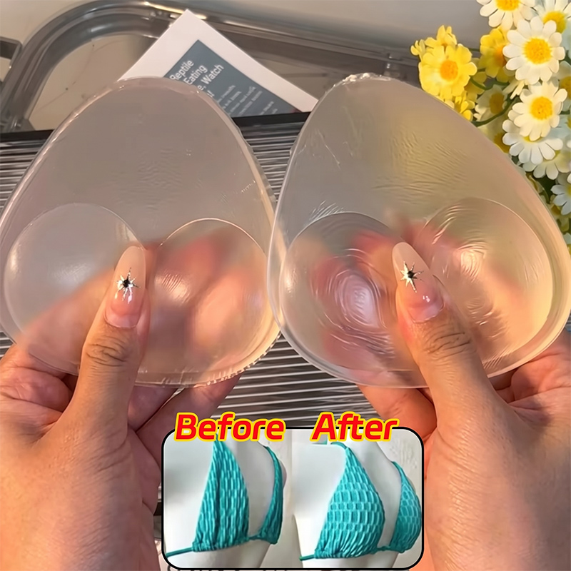 1 Pair Elegant Silicone Bra In - Underwire Bra Padded ulasan dan harga
