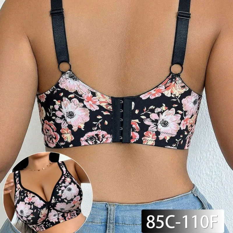 Plus Size Women Bra Lace Push  - Minimizer Bra Women ulasan dan harga