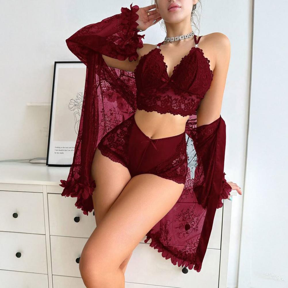 Sexy See Through Mesh Sleepwea - Sheer Mesh Bra ulasan dan harga