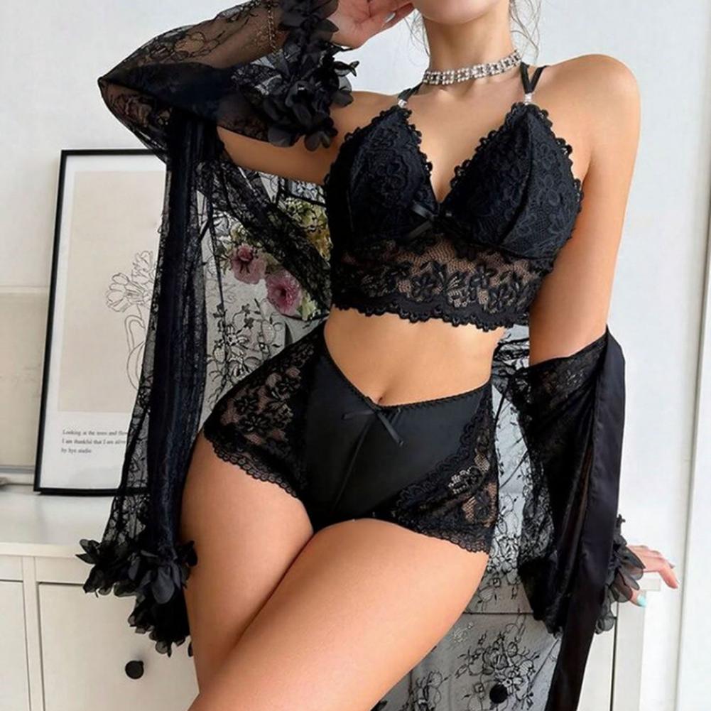 Sexy See Through Mesh Sleepwea - Sheer Mesh Bra ulasan dan harga