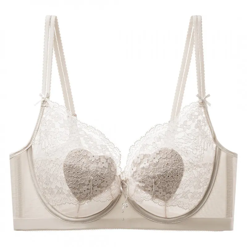 Stylish Soft Underwire Lace Br - Minimizer Bra Women ulasan dan harga